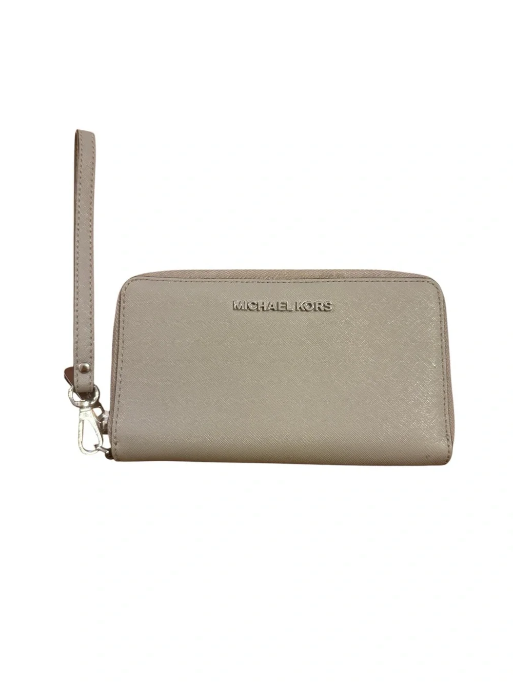 Michael Kors Women's Taupe Wristlet Wallet